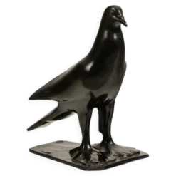 François Pompon, pigeon, sculpture en bronze. Tirage de 2006