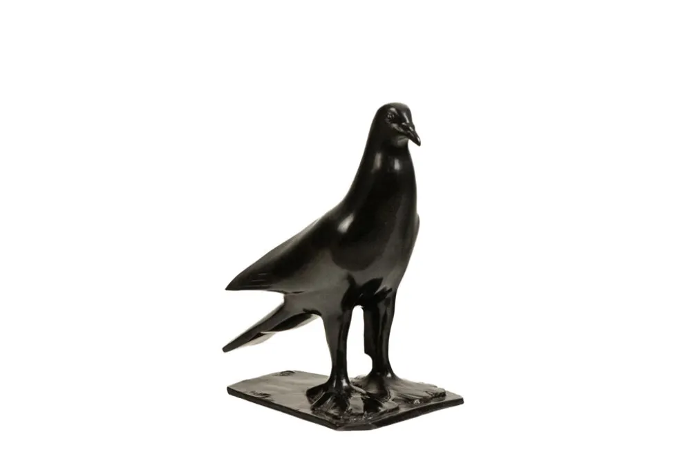 François Pompon, pigeon, sculpture en bronze. Tirage de 2006
