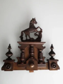 Fronton de meuble en bois 33 cm
