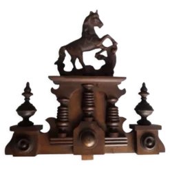 Fronton de meuble en bois 33 cm