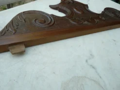 Fronton en bois 95cm de long