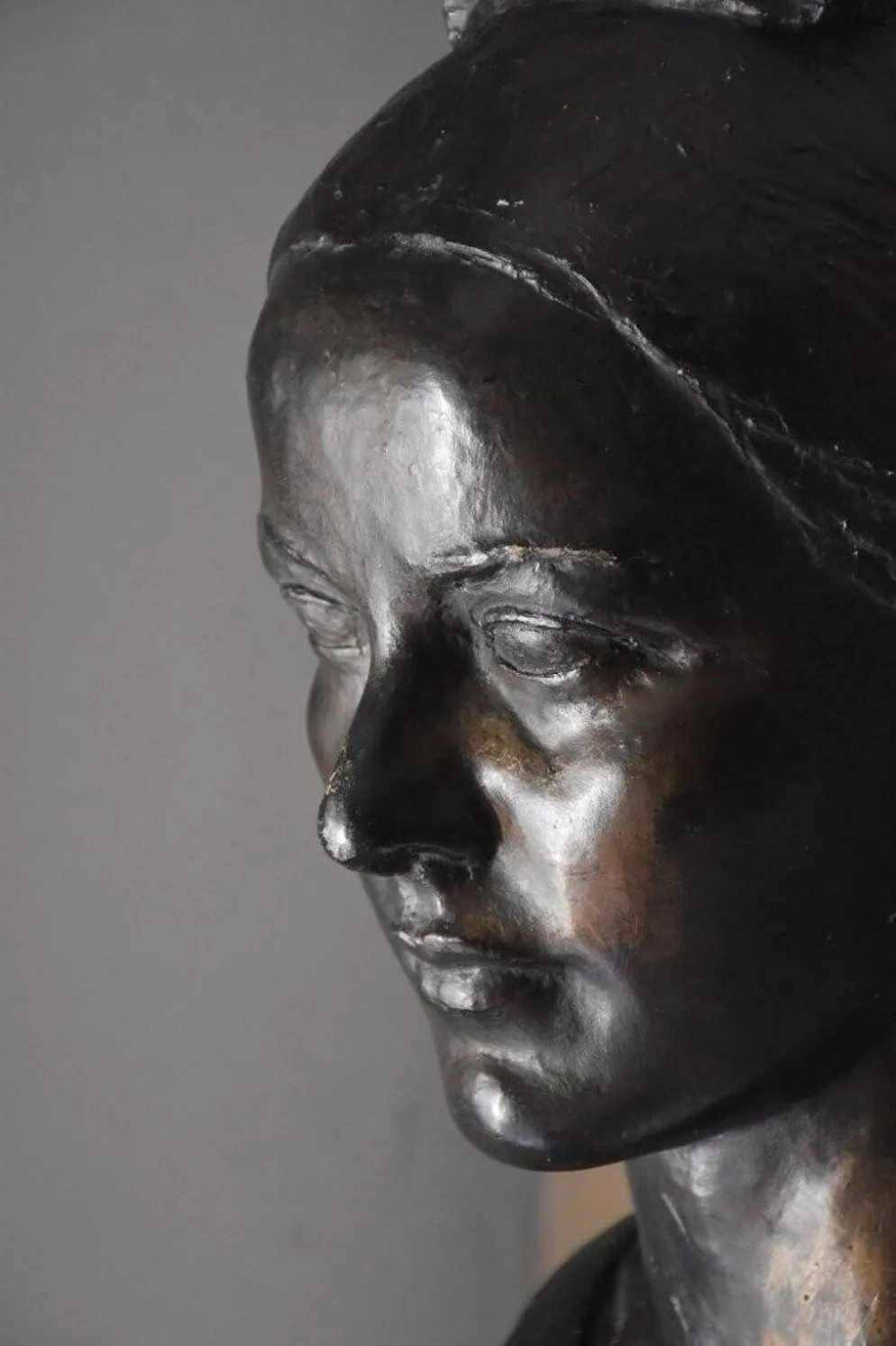 Gabriel Rispal, Buste de jeune femme (vers 1960)
