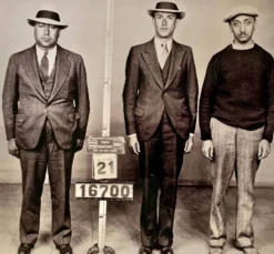 Gangsters de New York – 1933 Photographie d'art vintage noir & blanc