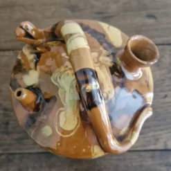 Gargoulette à décor jaspé