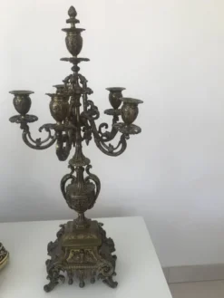 garniture de cheminée Bronze