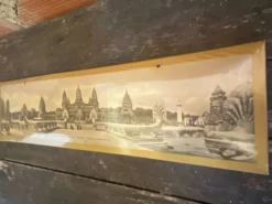 Glacoïde panoramique ancien temple d’angkor-vat expo paris 1931 rare #