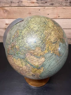 Globe de table allemand vintage des années 1950 par les célèbres fabricants Columbus.