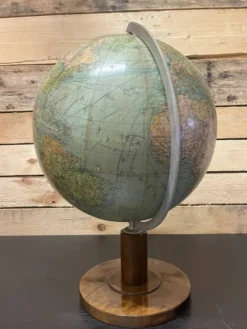 Globe de table allemand vintage des années 1950 par les célèbres fabricants Columbus.