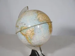 Globe illuminé de l'ère spatiale par Marco Polo pour Südwest Verlag, années 1970.