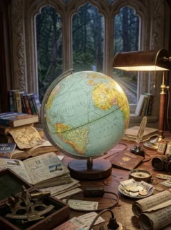Globe terrestre 1970