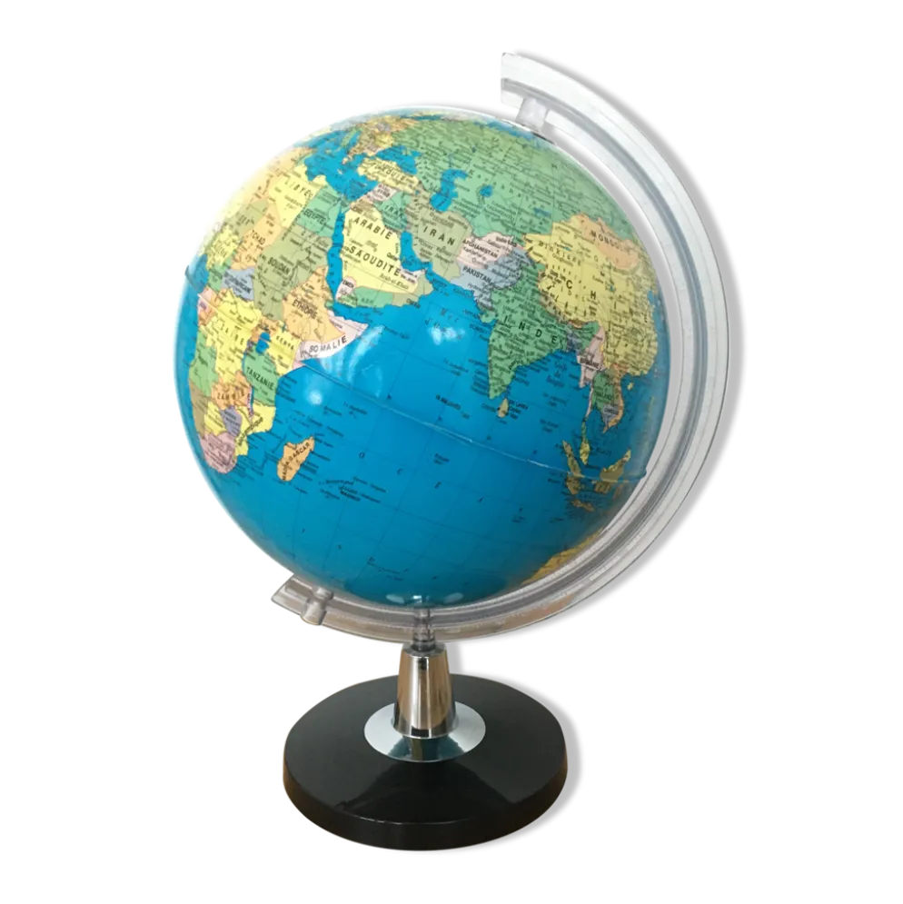 Globe terrestre années 80