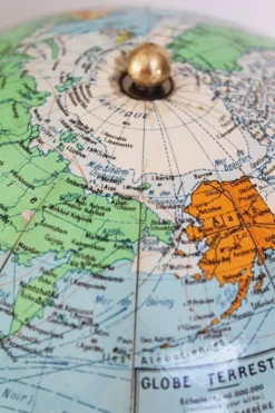 Globe terrestre Girard et Barrère
