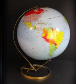 Globe terrestre gonflable vintage sur support, 1960, Taride Sevylor