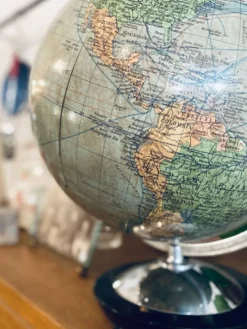Globe terrestre lumineux Columbus Jordglob, Suède, 1950s