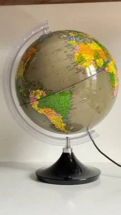 Globe terrestre lumineux made in italy