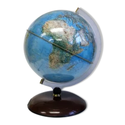 Globe terrestre lumineux 80's