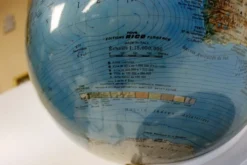 Globe terrestre lumineux 80's