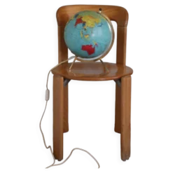 Globe terrestre lumineux TARIDE verre 1966