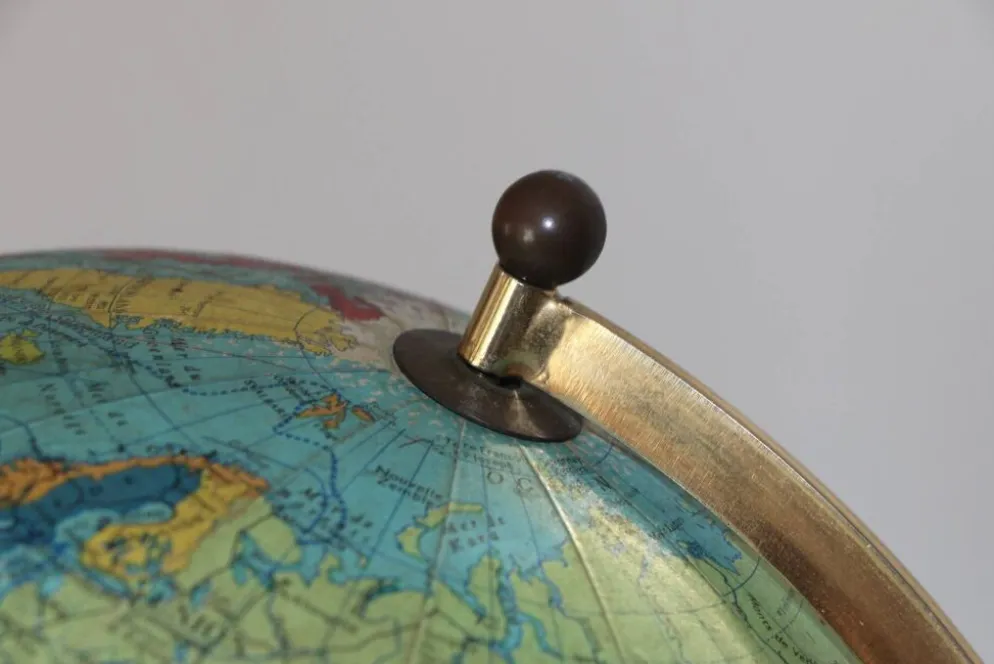 Globe terrestre lumineux TARIDE verre 1966