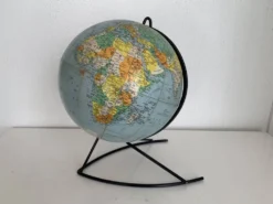 Globe terrestre, mappemonde Girard Barrère, 1960