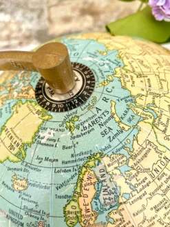 Globe terrestre USA année 70