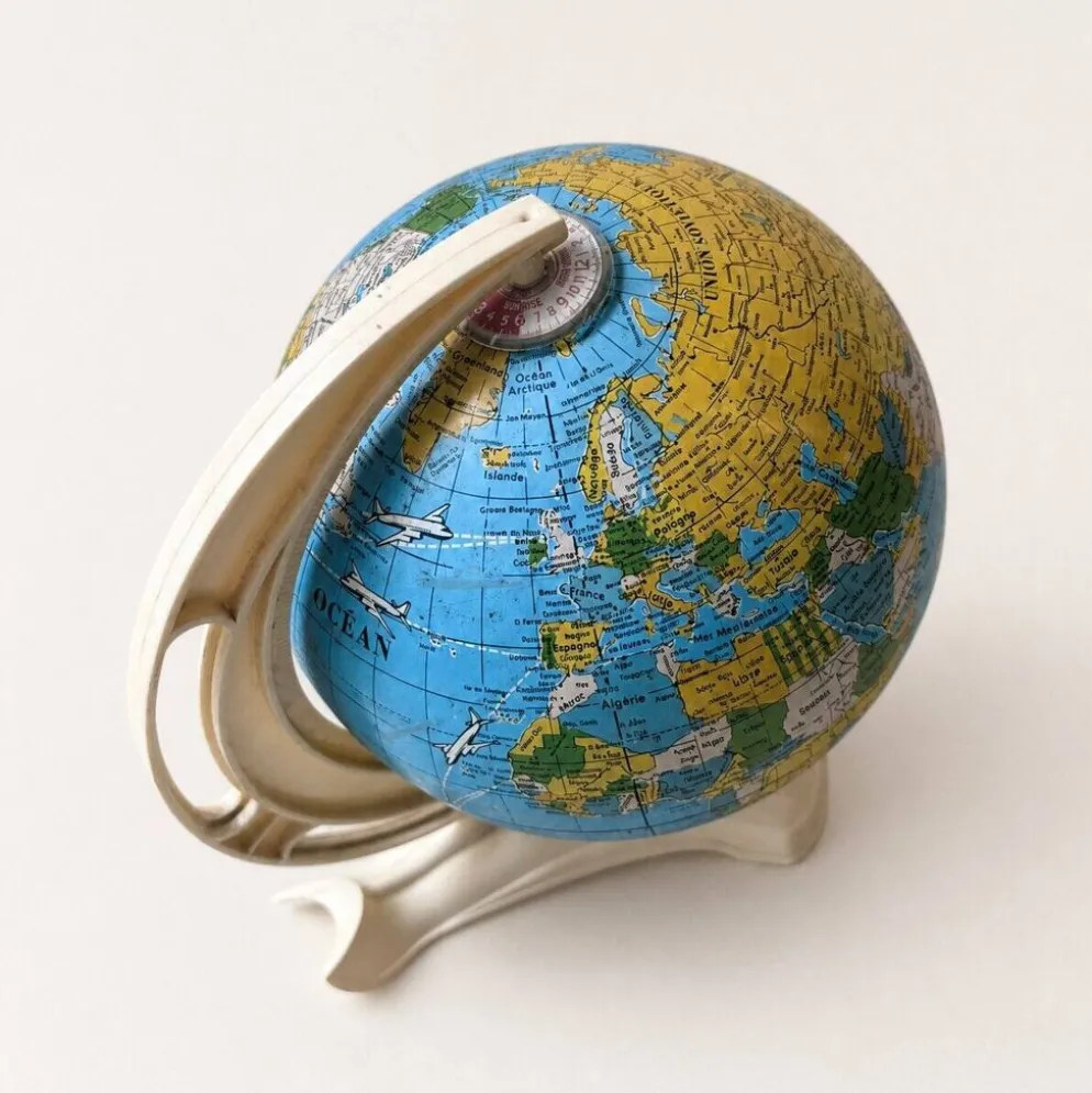 Globe terrestre vintage