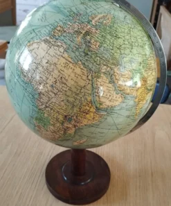 Globe terrestre vintage Columbus des années 50