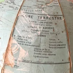 Globe terrestre vintage Girard et Barrère années 50