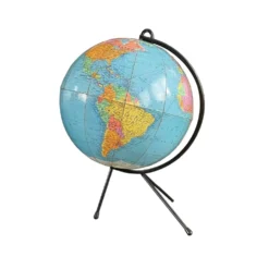 Globe terrestre vintage Girard et Barrère - Années 50-60 - piètement string - Ref 1153