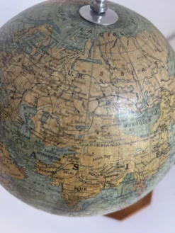 Globe vintage 1950 terrestre Girard et Barrère et Thomas - 33 cm