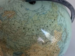 Globe vintage 1960 terrestre lampe Süd-west verlag Munchen - 34 cm