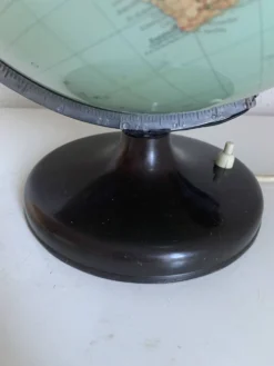 Globe vintage 1960 terrestre lampe Süd-west verlag Munchen - 34 cm