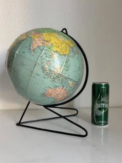 Globe vintage 1960 terrestre mappemonde Girard Barrère - 33 cm
