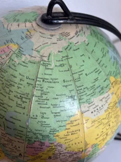 Globe vintage 1960 terrestre mappemonde Girard Barrère - 33 cm