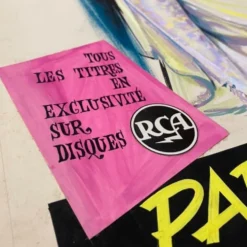 Gouache originale de l’affiche “Paris, mes amours” de Joséphine Baker, 1959 • ART