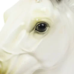 Grand buste classique cheval du Parthénon style grec plâtre 39 cm