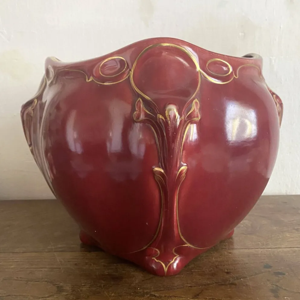 Grand cache pot art nouveau