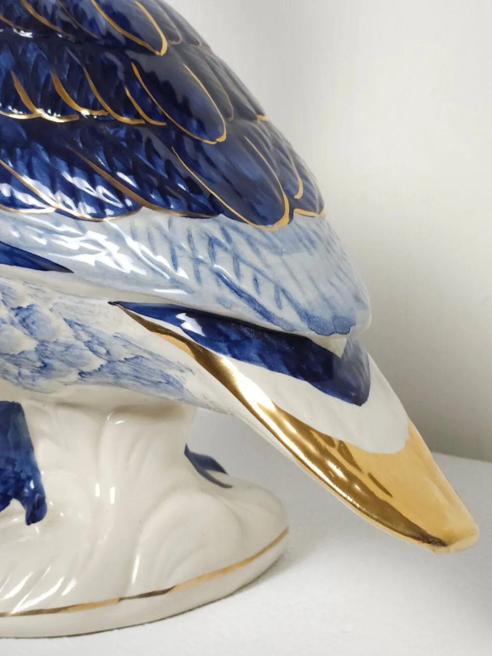 Grand canard en céramique Italie vintage