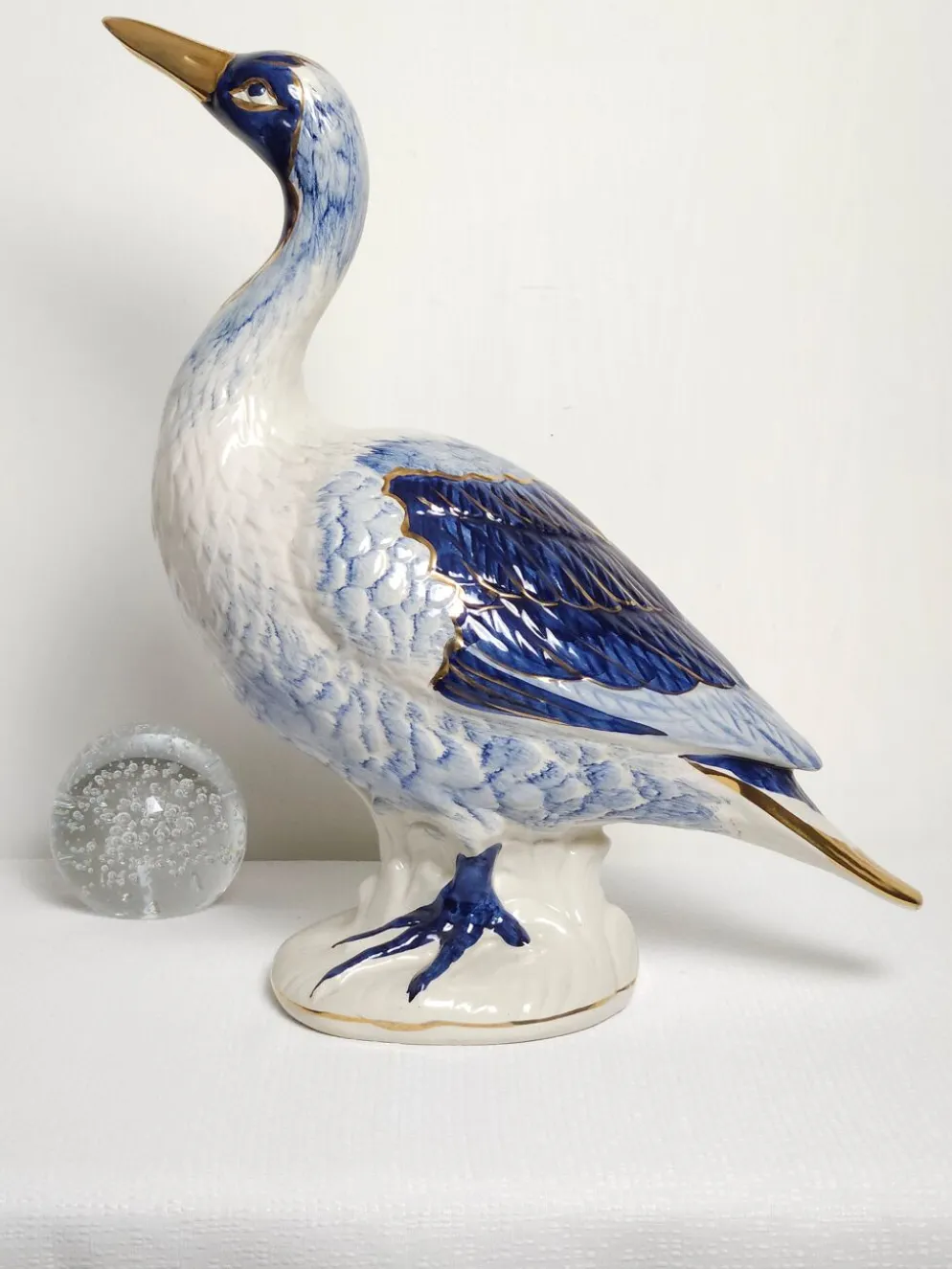 Grand canard en céramique Italie vintage