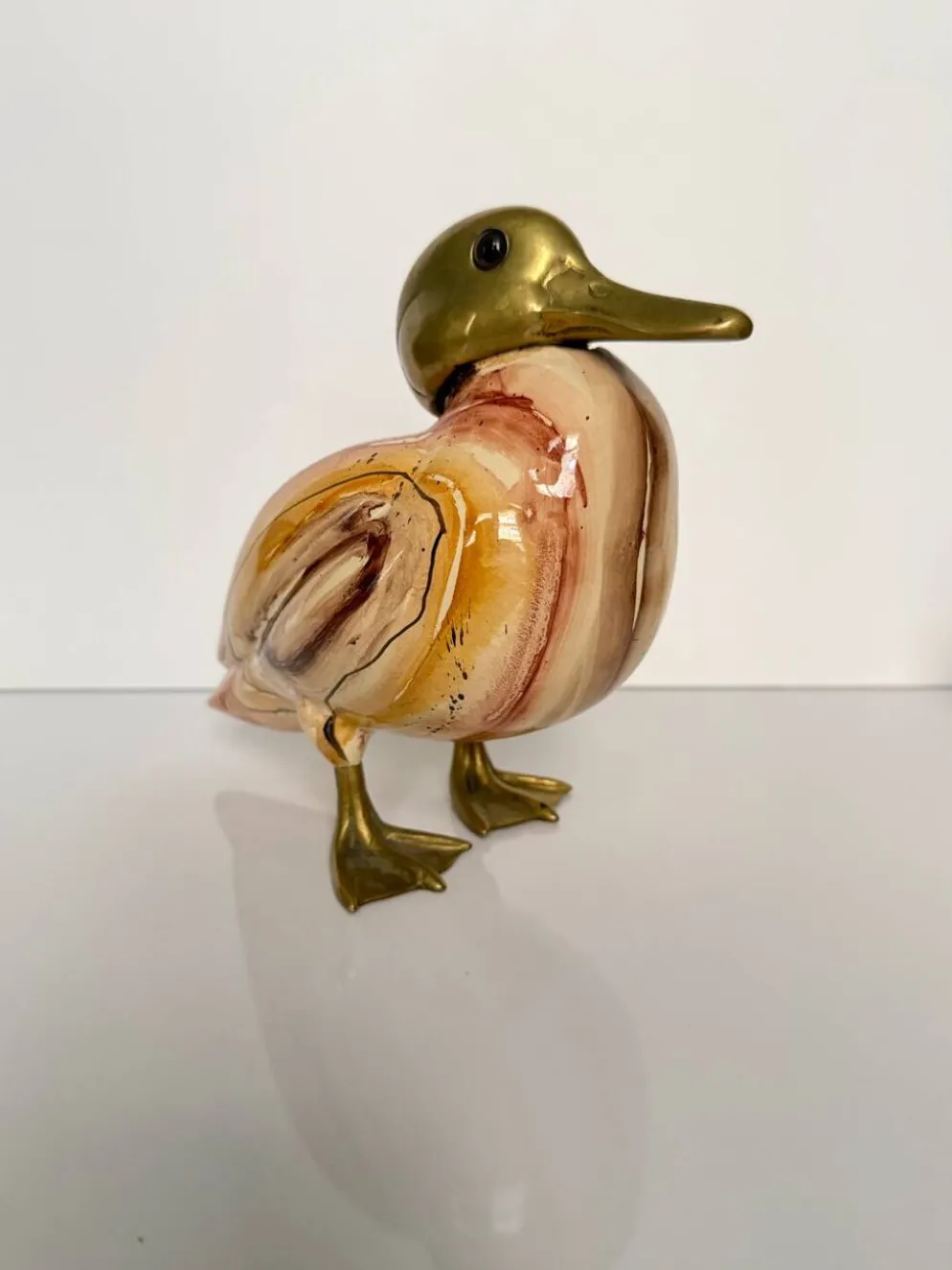 Grand canard en céramique par Lancel