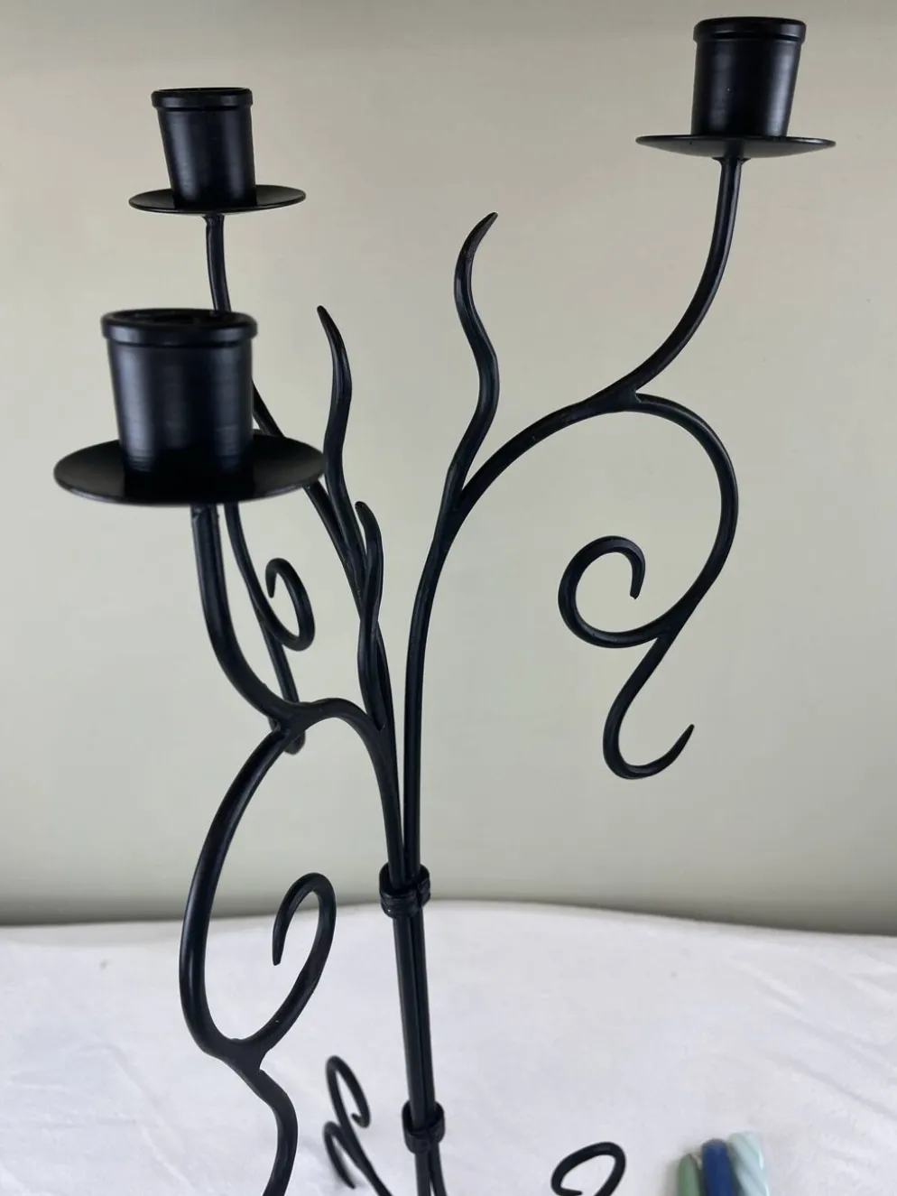 Grand chandelier en fer