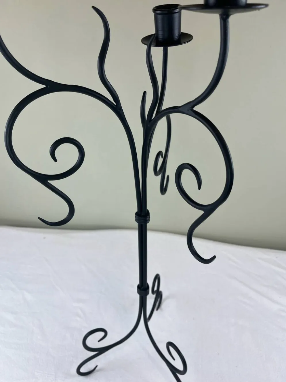 Grand chandelier en fer