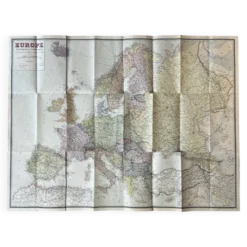Grande carte Europe physique et politique - 98x74cm