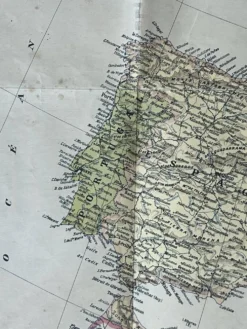 Grande carte Europe physique et politique - 98x74cm