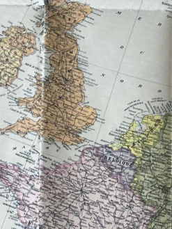 Grande carte Europe physique et politique - 98x74cm