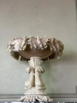Grande coupe en albâtre Italie vers 1900