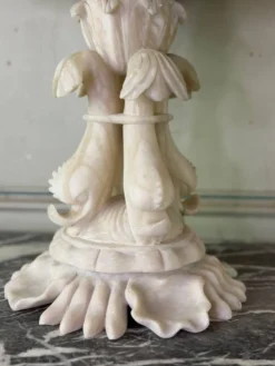 Grande coupe en albâtre Italie vers 1900