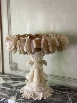Grande coupe en albâtre Italie vers 1900