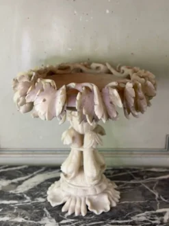 Grande coupe en albâtre Italie vers 1900