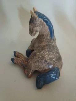 Grande figurine de poulain en céramique par Michael Andersen & Søn, Bornhol
